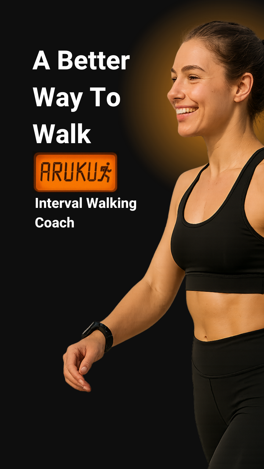 Aruku Main Interface on Wear OS