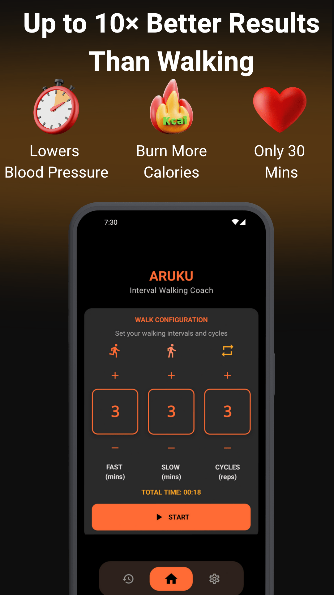 Aruku Workout Customization Interface