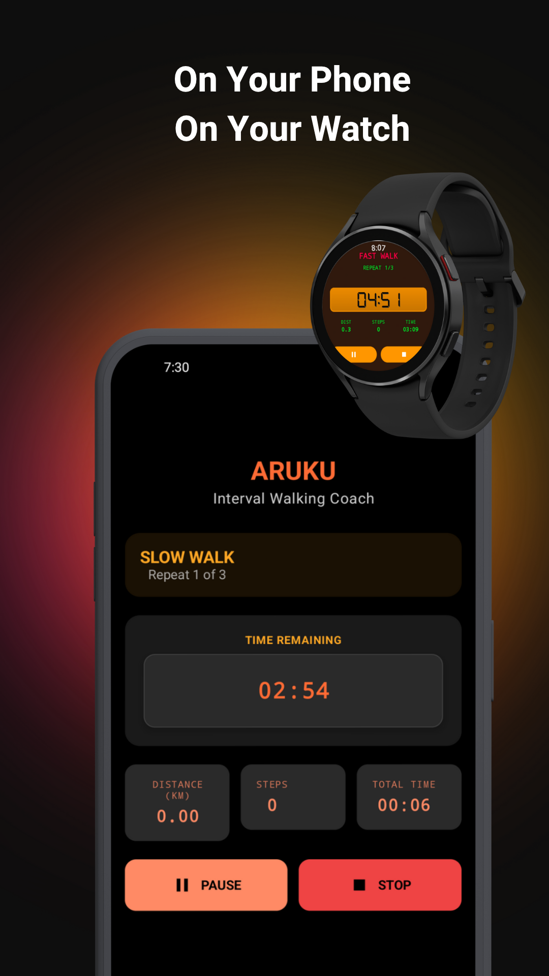 Aruku Haptic Settings Interface